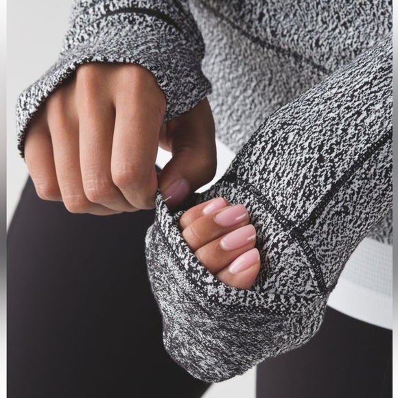 Lululemon Rush Hour Half Zip Spray Jacquard Sz 6 Running Workout Exercise - Picture 2 of 16